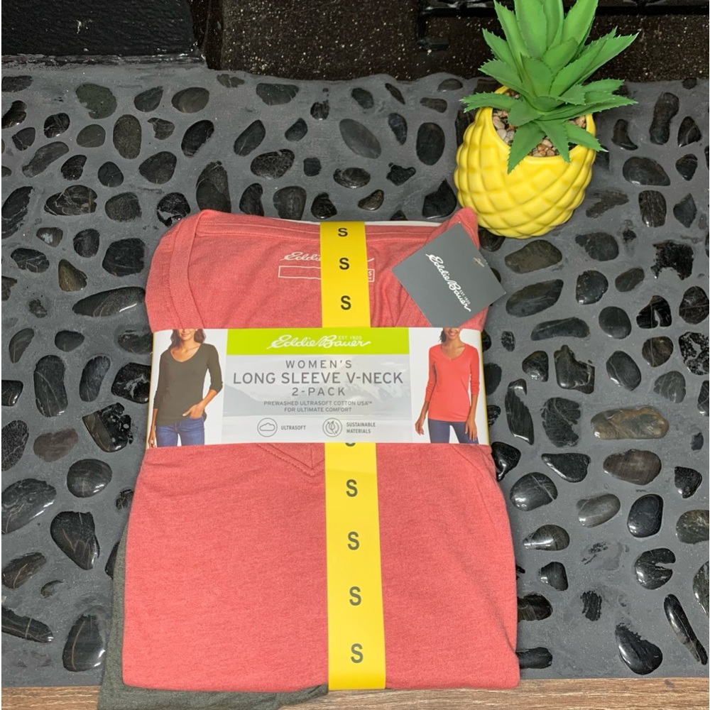 Long sleeve V-Necks | Eddie Bauer